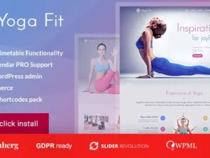 Yoga Fit- Sports & Fitness WordPress Theme