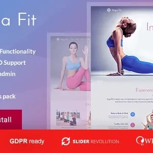 Yoga Fit- Sports & Fitness WordPress Theme