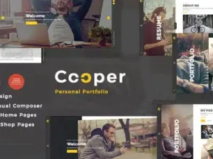Cooper – Creative Responsive Personal Portfolio WordPress Theme
