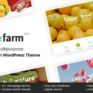 eFarm – A Multipurpose Food & Farm WordPress Theme