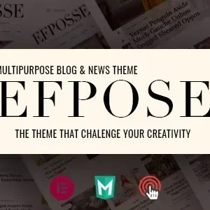 Efpose – Multipurpose Blog and Newspaper Theme