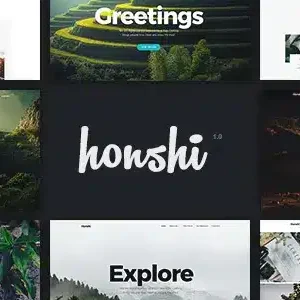Honshi – WordPress Simple Portfolio Theme