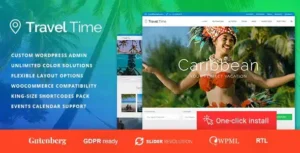 Travel Time – Tour and Hotel WordPress Theme
