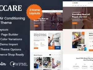 Accare – Heating & Air Conditioning WordPress Theme