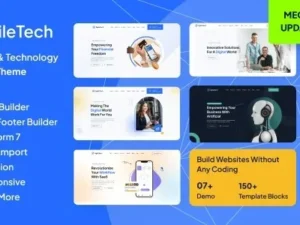 Agiletech – IT Solutions Service Technology Saas Software Startup WordPress Theme