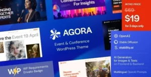 Agora – Event & Conference WordPress Theme