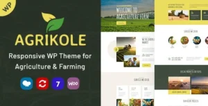 Agrikole – Responsive WordPress Theme for Agriculture & Farming