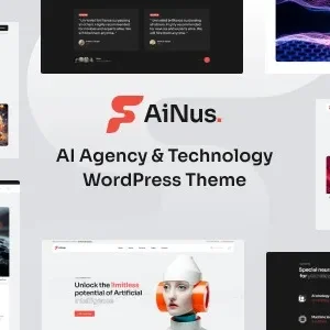 Ainus – AI Agency & Technology WordPress Theme