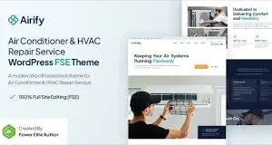 Airify – HVAC Repair Service FSE WordPress Theme