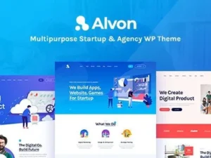 Alvon – Multipurpose Startup & Agency WordPress Theme