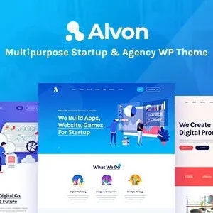 Alvon – Multipurpose Startup & Agency WordPress Theme