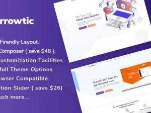Arrowtic – Digital Marketing Agency WordPress Theme