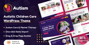 Autism – Autistic Children Care WordPress Theme