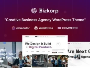 Bizkorp – Creative Business Agency WordPress Theme