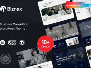 Biznax – Business Consulting WordPress Theme