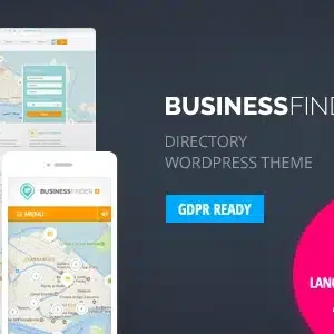 Business Finder Directory Listing WordPress Theme