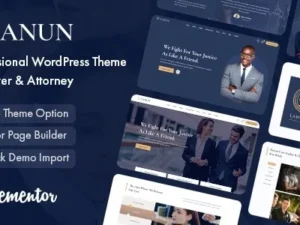 Canun – Lawyer & Attorney WordPress Theme
