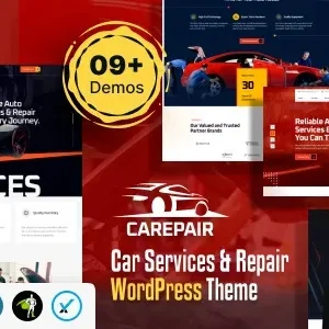 Carepair- Car Service & Auto Repair WordPress Theme