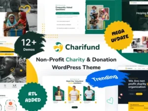 ChariFund – Charity & Donation NonProfit WordPress Theme & WooCommerce
