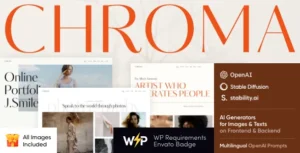 Chroma – Photography Portfolio WordPress Theme