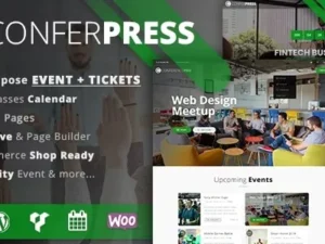ConferPress – Multipurpose Event Tickets WordPress Theme