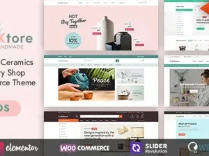 CraftXtore – Handmade, Ceramics and Pottery Shop WooCommerce Theme