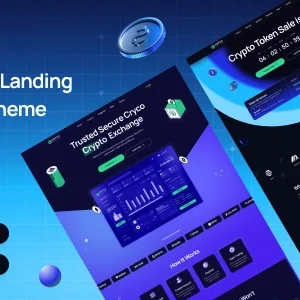 Cryco ICO & Crypto Landing WordPress Theme