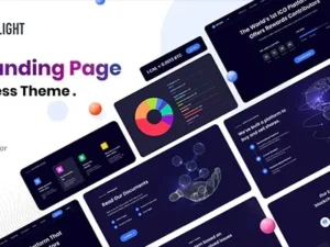Cryptlight – ICO Landing Page WordPress Theme