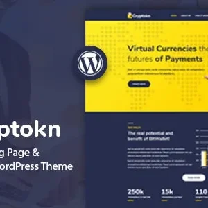 Cryptokn – ICO Landing Page & Cryptocurrency WordPress Theme