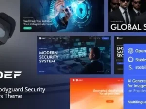 Def – CCTV & Bodyguard Security WordPress Theme