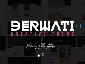 Derwati – Trendy & Creative Portfolio Theme