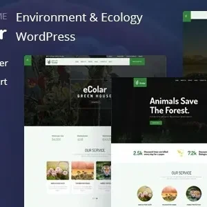 Ecolar – Environment & Ecology WordPress Theme
