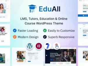 EduAll – Education LMS Tutors & Course WordPress