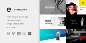 Elementy – Multipurpose One & Multi Page WordPress Theme