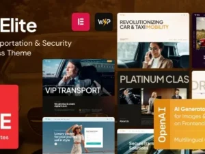 Elite – Vip Transportation & Security WordPress Theme