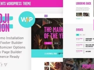 EmojiNation – Night Club & Concert Event WordPress Theme
