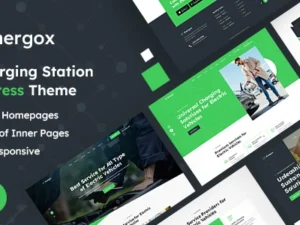 Energox EV Charging Station WordPress Theme