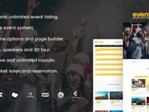 Event Champ – Multiple Events & Conference Theme