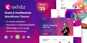 Exhibz – Event Conference WordPress Theme