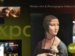Expo – Modern Art & Photography Gallery WordPress Theme