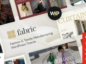 Fabric – Fashion & Textile Manufacturing WordPress Theme