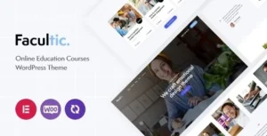 Facultic – Online Education Courses WordPress Theme
