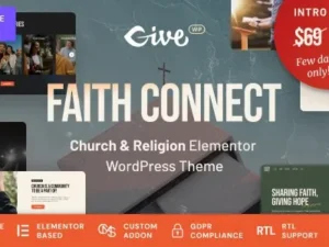 Faith Connect – Religion & Church WordPress Theme