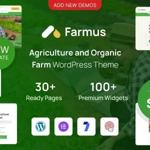 Farmus – Agriculture and Organic Farm WordPress Theme
