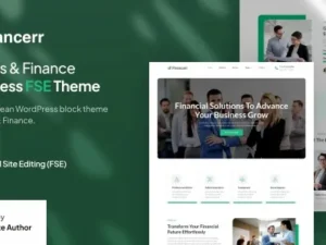 Financerr- Business & Finance FSE WordPress Theme