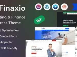Finaxio – Consulting & Finance WordPress Theme