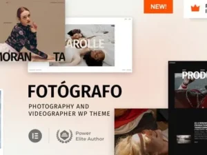 Fotógrafo – Photography Videographer WordPress Theme