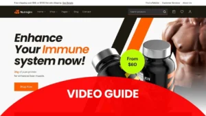Gains – Fitness Supplement Store WooCommerce Elementor Template Kit