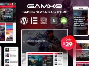 Gamxo – WordPress Gaming News & Blog Theme