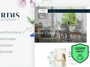 Gardis – Blinds and Curtains Studio & Shop WordPress Theme